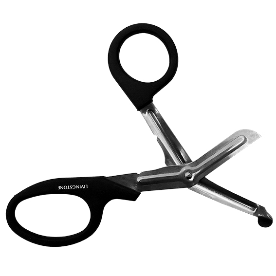 Livingstone Multi-Purpose Shears Bandage Scissors 19cm Autoclavable Stainless Steel - Black x65