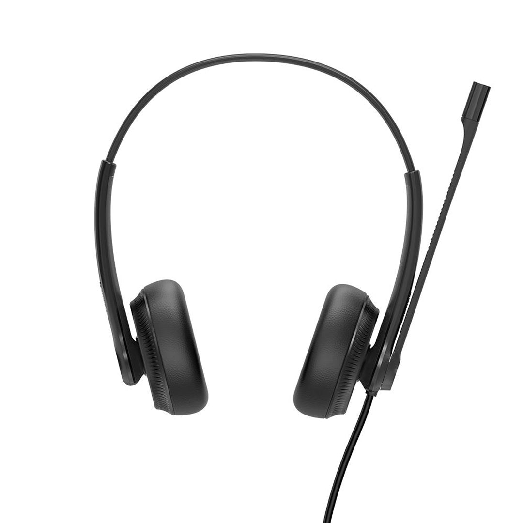 Yealink YHD342 Wideband QD Dual Headset with Soft Leather Ear Cushion