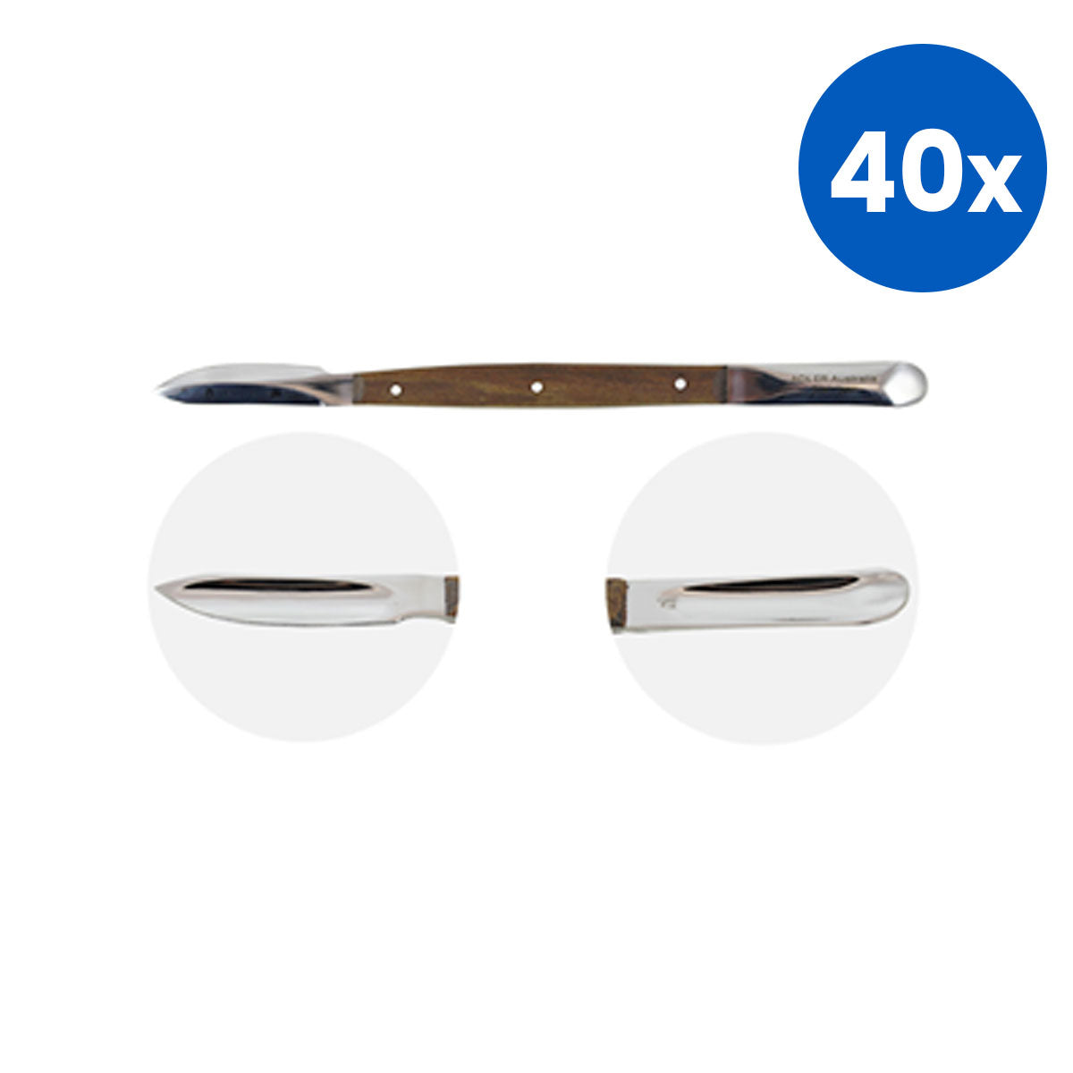 Adler Wax Knife Lessman 17cm - White x40