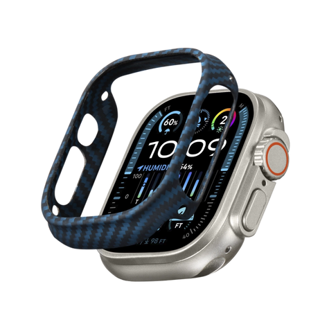 Pitaka Air Case Apple Watch 7/8/9 45mm - Black/Blue