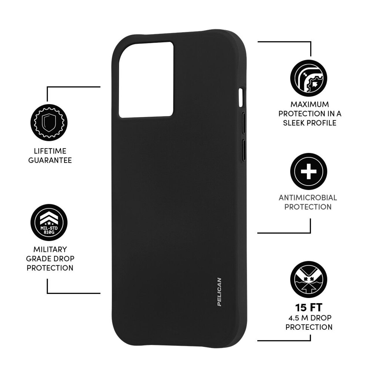 Pelican Ranger Case iPhone 12 Mini - Black