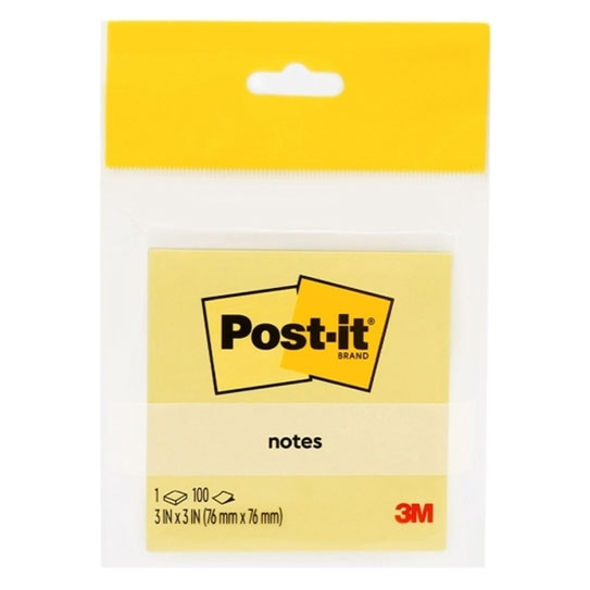Post‑It Notes Yellow 76 x 76mm - Box of 12