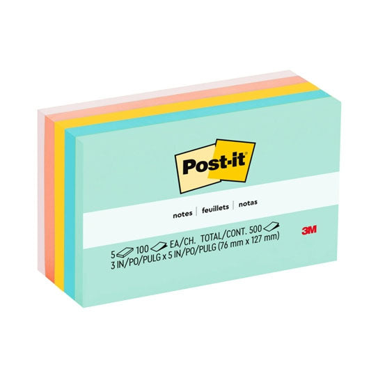 Post‑It Notes Marseille 76 x 127mm 5‑Pack