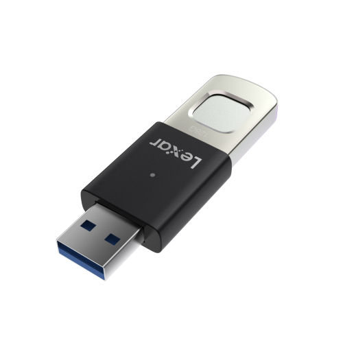Lexar JumpDrive F35 Pro Fingerprint USB Flash Drive 3.2 Gen 1 128 GB - Black