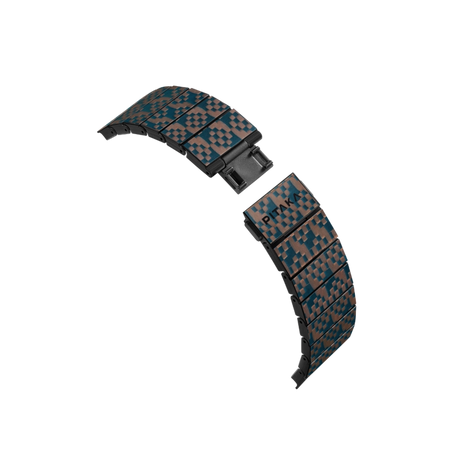 Pitaka Dreamland Chromacarbon Watch Band Apple Watch Series 1-9/SE/Ultra 2/Ultra - Stairs