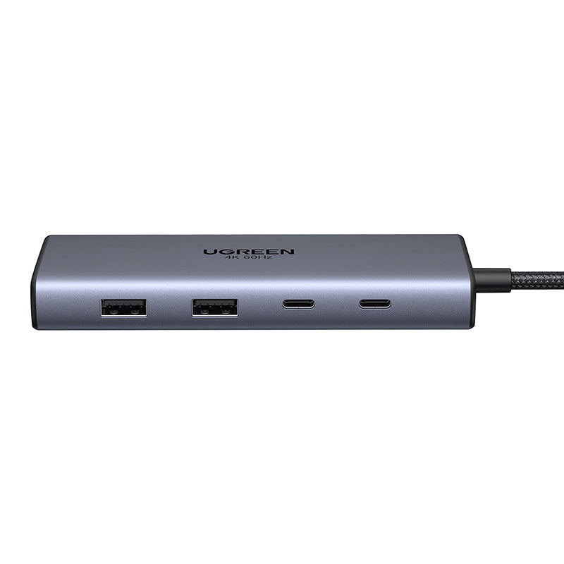 UGREEN 10-in-1 USB C Hub with Dual 4K display Silver