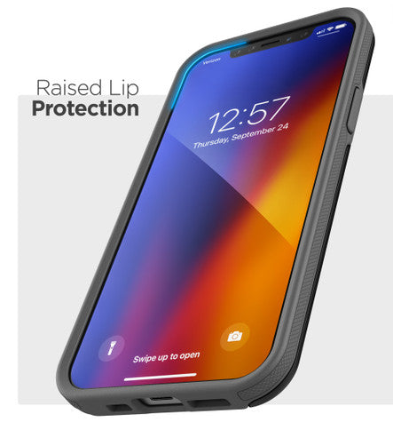 Encased Phantom Wallet Case iPhone 12 Pro Max - Black
