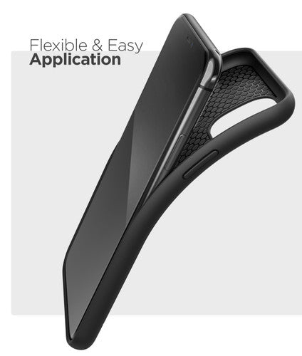 Encased Thin Armor Case iPhone 12 Pro Max with Belt Clip Holster - Black