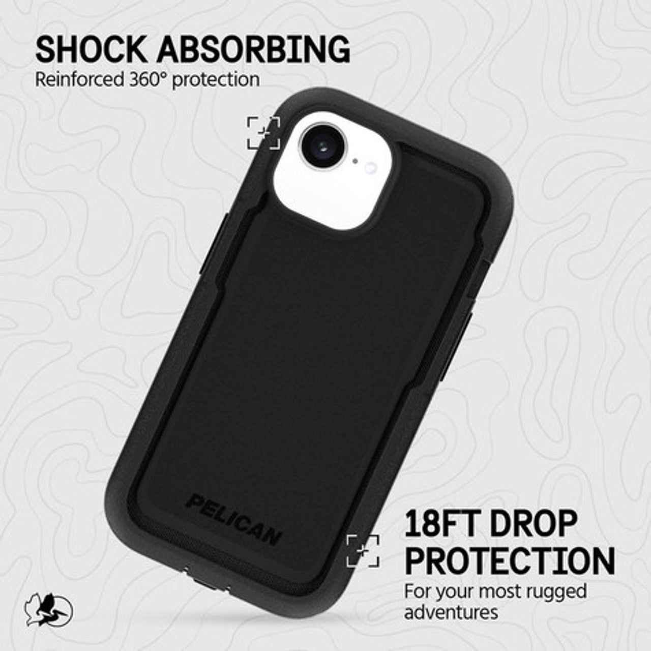 Pelican Voyager MagSafe Case iPhone 16e/15/14/13 - Black
