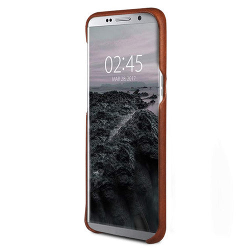 Vaja Grip Leather Case Samsung Galaxy S8 - Bridge Saddle Tan