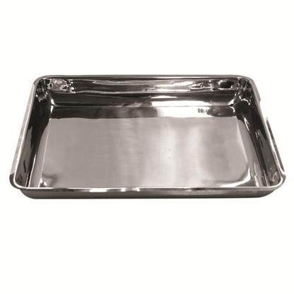 Dissecting Tray 41 Length x 28 Width x 6 Depth (cm) Stainless Steel - Silver x5