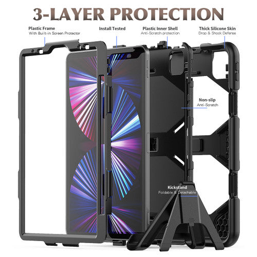 Krakatoo Armor Case iPad Air 4th/5th Gen and iPad Pro 11" 2021 - Black
