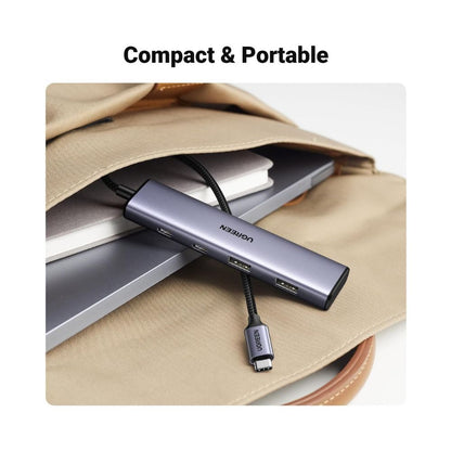 UGREEN 4 Ports USB C Hub with 2 x USB-C and 2x Silver
