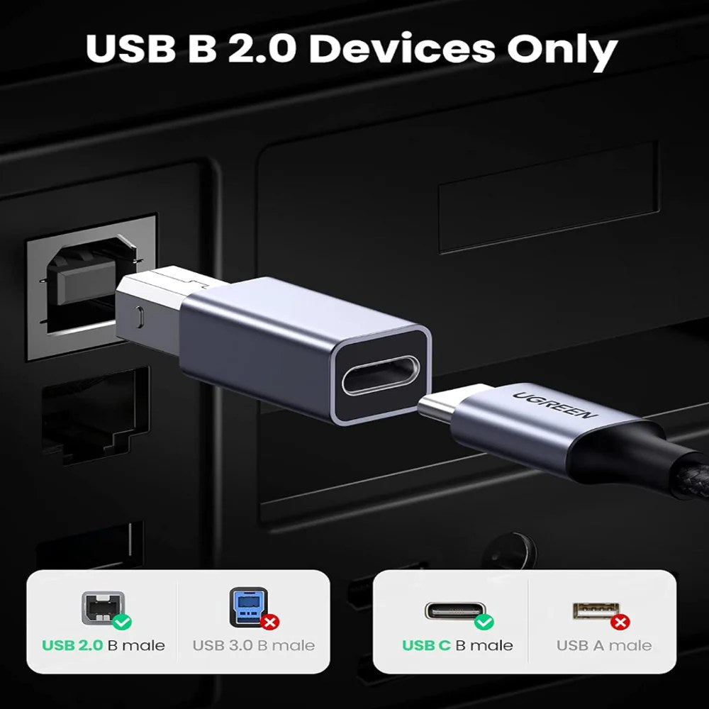 UGREEN USB-C Female to USB-B Male Adapter