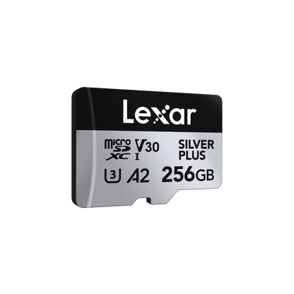 Lexar Professional Silver Plus V30 MicroSDXC UHS-I Card 256 GB