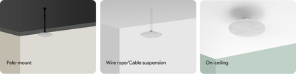 Yealink CM‑MountKIT Next‑Level Mic Deployment with Suspension Ropes, Ceiling Mount & Adjustable Pole