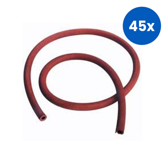 Graham Rubber Tubing Rubbe 5mm (ID) x  8mm (OD) x 1.5mm Wall Thickness 1m Length - Red x45