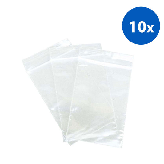 Livingstone Resealable Zip Lock Bag 150 x 200 mm 40 microns Thick 1000/Box - Clear x10