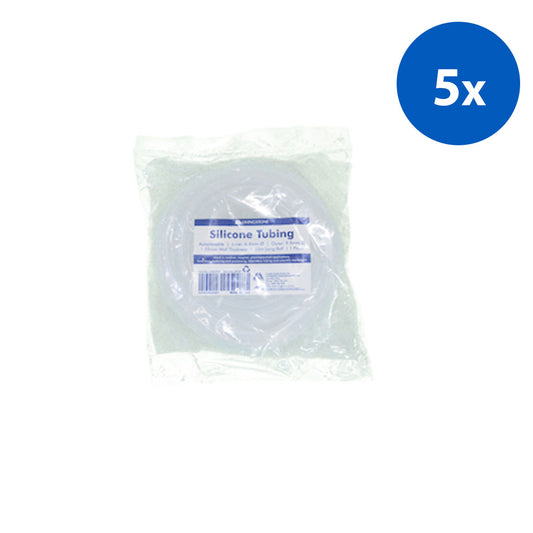 Livingstone Silicone Tubing, Autoclavable, Inner Diameter 6.4mm x5
