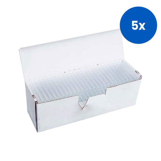 Livingstone Culture Tubes 12 x 75mm 0.6mm Wall Thickness Borosilicate Glass 5.1 250 Pieces/Box 4 Boxes/Ctn - White x5