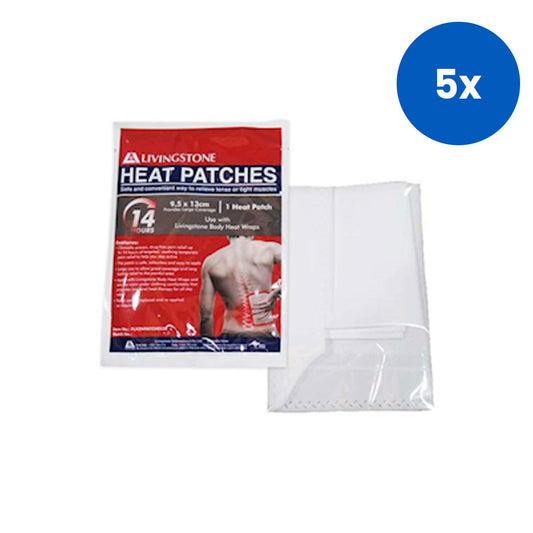 Livingstone Heat Patch 9.5 x 13cm 50/Box x5