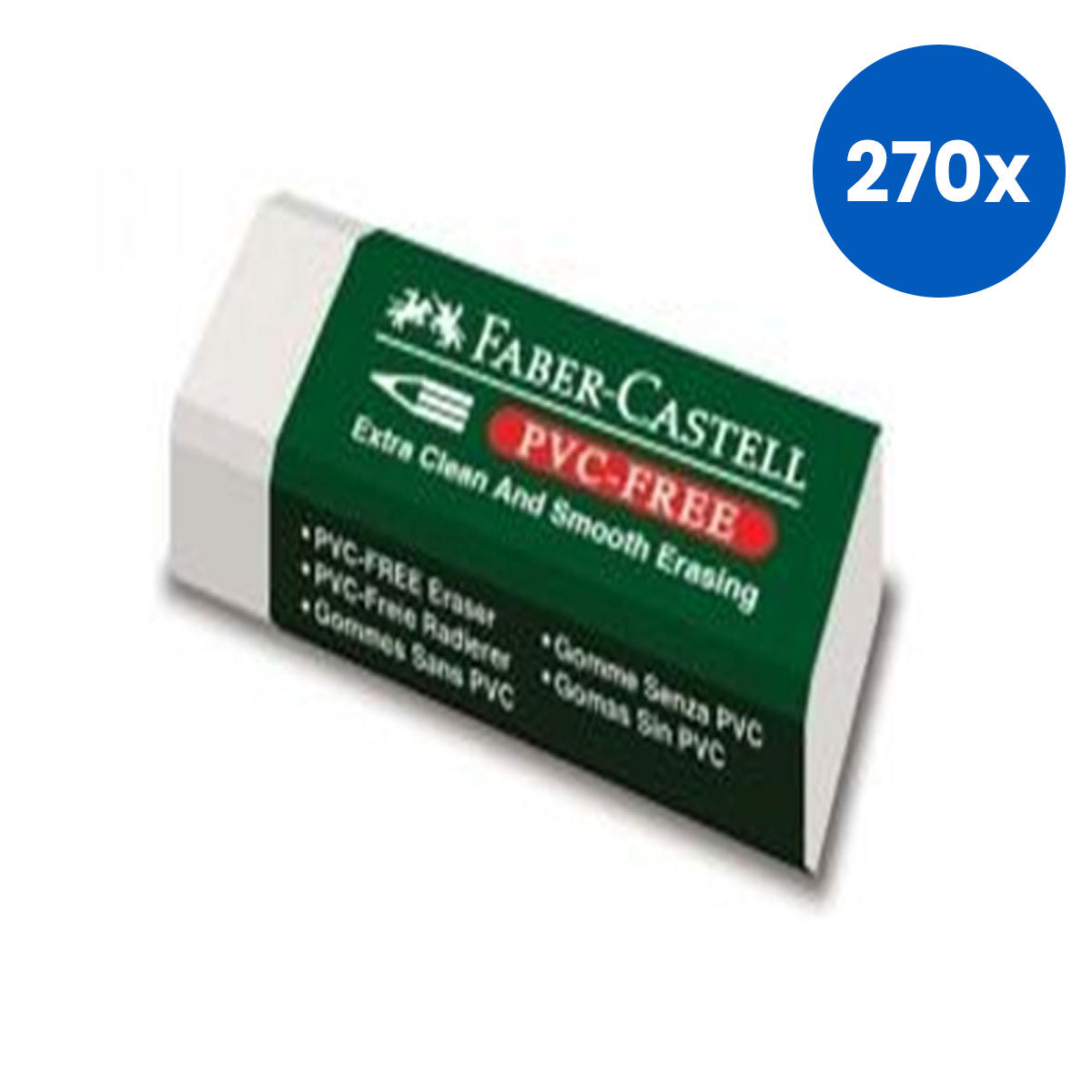 Faber-Castell Vinyl Eraser PVC-Free Large - White x270