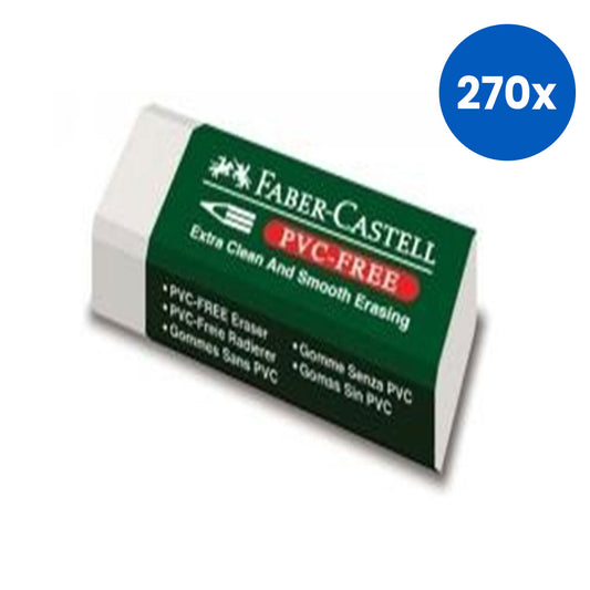 Faber-Castell Vinyl Eraser PVC-Free Large - White x270