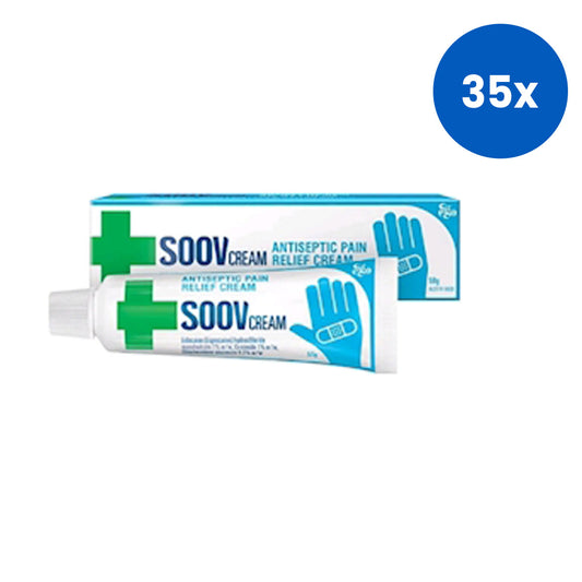 Ego Soov Antiseptic and Anaesthetic Cream 50g Tube - White x35