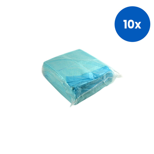 Livingstone Incontinence Underpads with SAP 5-Ply Tissue 60 x 40cm Bluey 200/Carton - Blue x10