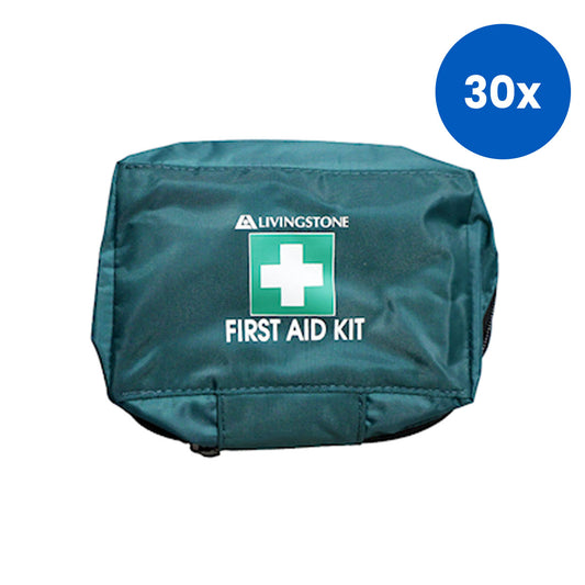 Livingstone First Aid Empty Nylon Pouch 18x 1x7cm - Green x30