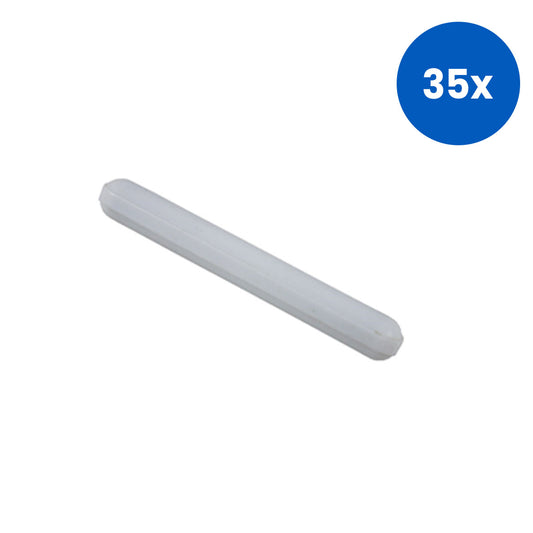 Livingstone Magnetic Stirrer Bar Cylindrical without Pivot 80mm  x 10mm - White x35