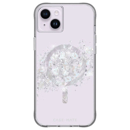 Case-Mate Karat Touch of Pearl Case iPhone 14 Plus - White/Black