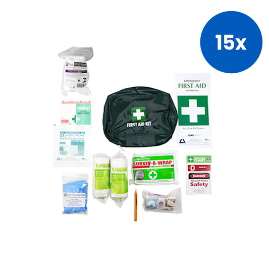 Livingstone Snake Bite First Aid Kit Complete Set In Nylon Pouch x15