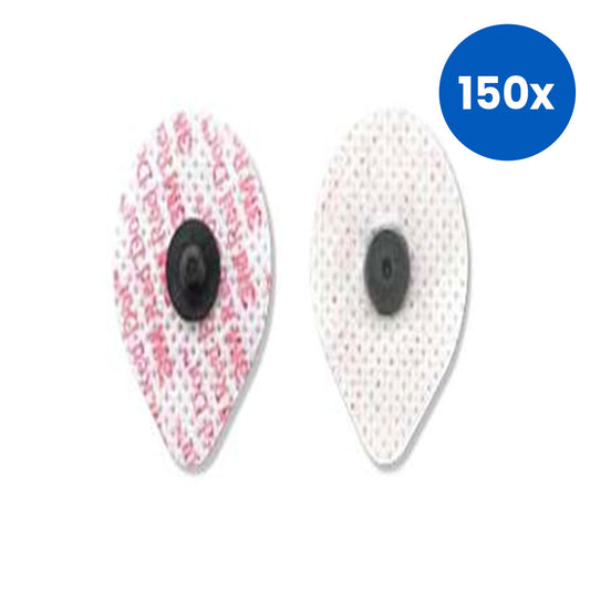 3M Red Dot ECG Monitoring Electrode 3.2cm x 1.25 inches Electrode Paediatric 3/Bag - White x150