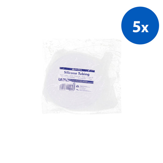 Livingstone Silicone Tubing, Autoclavable, Inner Diameter 6.4mm, Outer Diameter 11.1mm x5