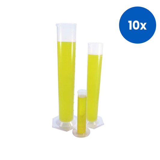 Aptaca Cylinder TPX 2000ml 92mm x 369mm Low Form Graduated - Clear x10