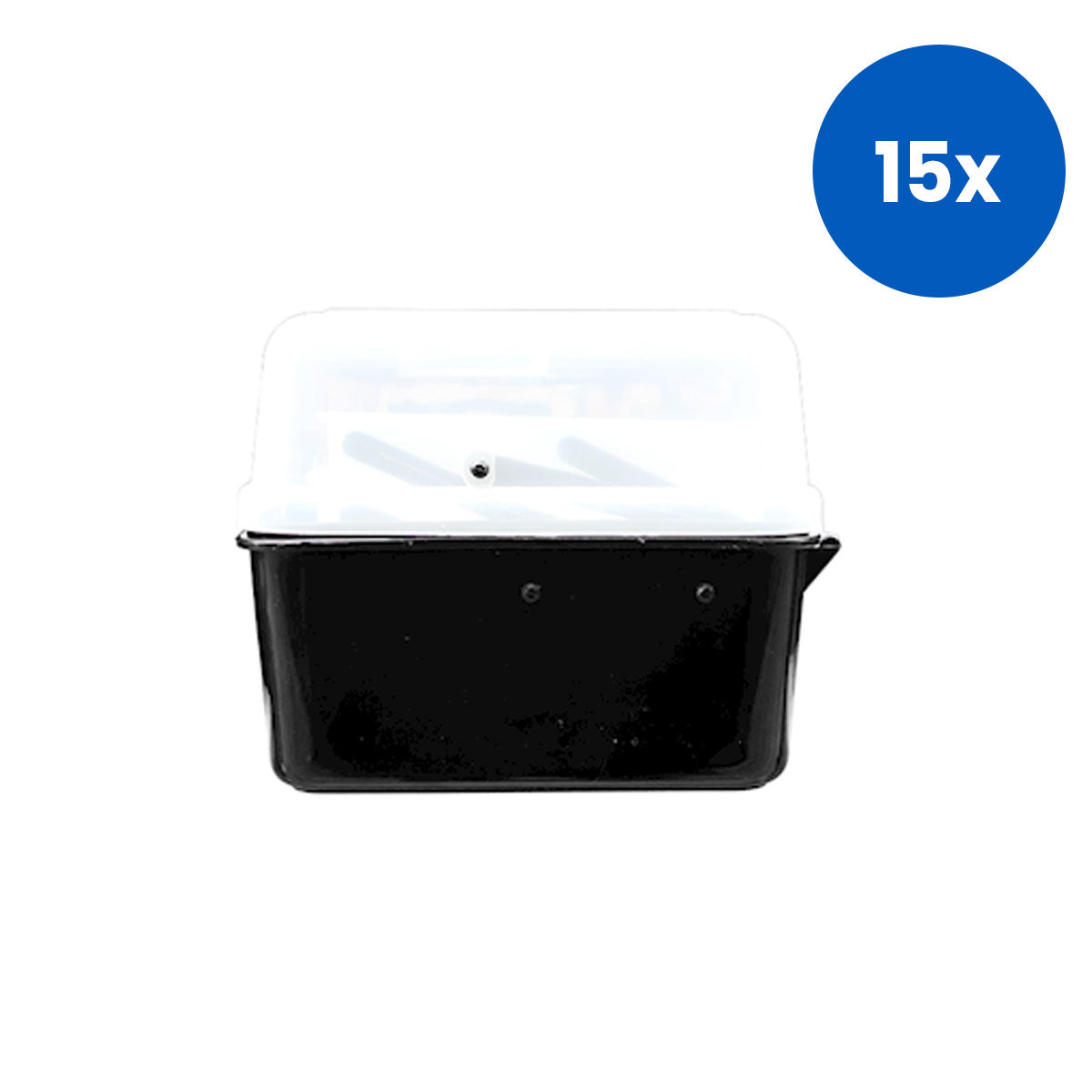 Livingstone First Aid Empty Plastic Case 40x22x16.3 cm - Black/White x15