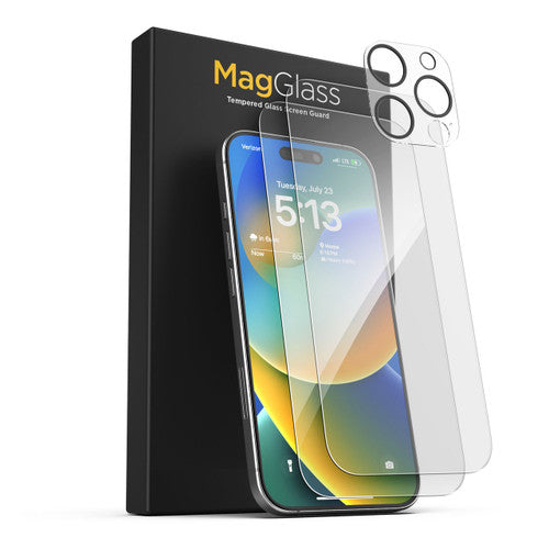 Encased UHD 2-Pack with Lens Protector iPhone 16 Pro - Clear