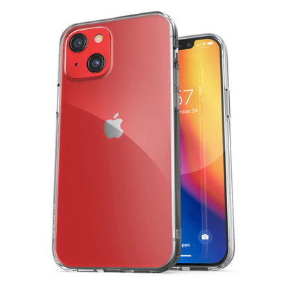 Encased Clear Back Case iPhone 13 Mini with Belt Clip Holster - Clear