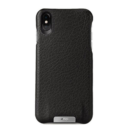 Vaja Grip Leather Case iPhone Xs Max - Floater Black