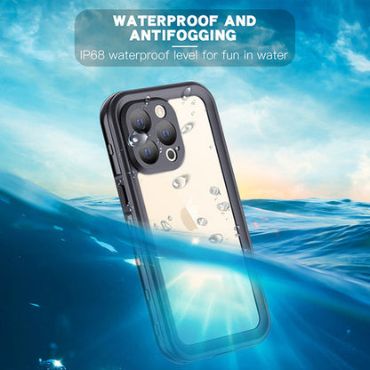Krakatoo Classic WaterProof Case iPhone 13 Pro - Black/Clear