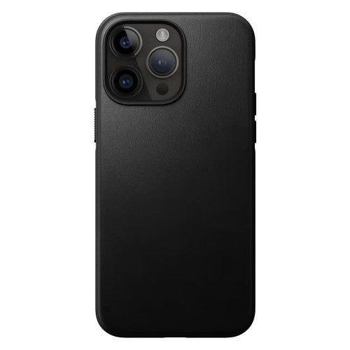Nomad Modern Leather Case iPhone 15 Pro - Black