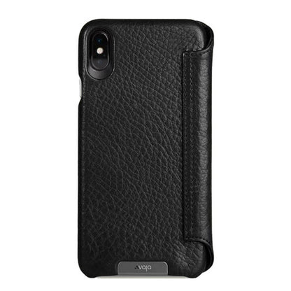 Vaja Wallet Agenda Leather Case iPhone Xs Max - Bridge Black