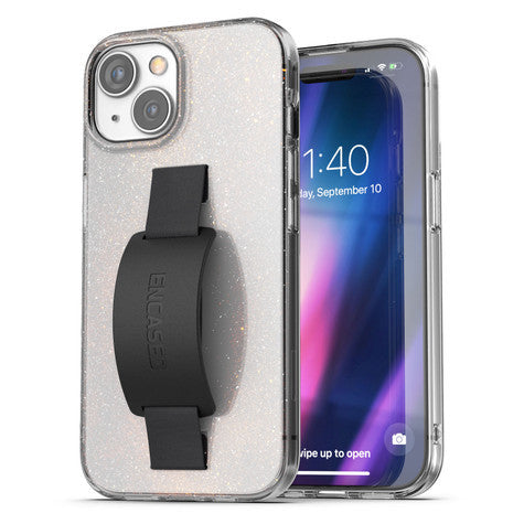 Encased Hand Loop Case iPhone 15 Plus - Glitter Dust