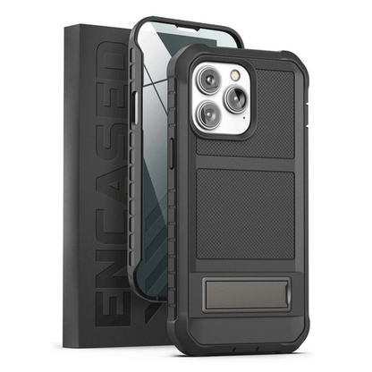 Encased Falcon Shield Case iPhone 14 Pro - Black