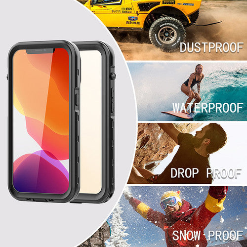 Krakatoo Classic WaterProof Case iPhone 13 Pro - Black/Clear