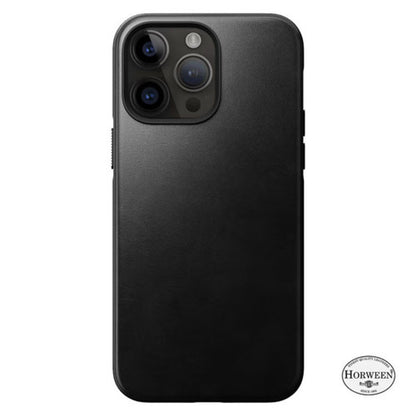 Nomad Modern Horween Leather Folio iPhone 15 Pro Max - Black