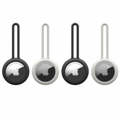 UAG [U] Dot Loop Case AirTag 4 pack - Black/Marshmallow