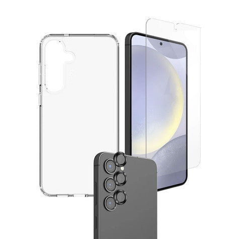 EFM 3-in-1 Case Screen & Camera Lens Armour Bundle Samsung Galaxy S25