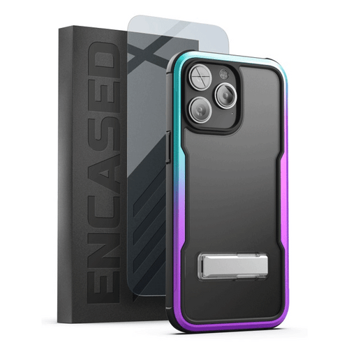 Encased Exos Armor Case with Screen Protector iPhone 14 Pro - Purple